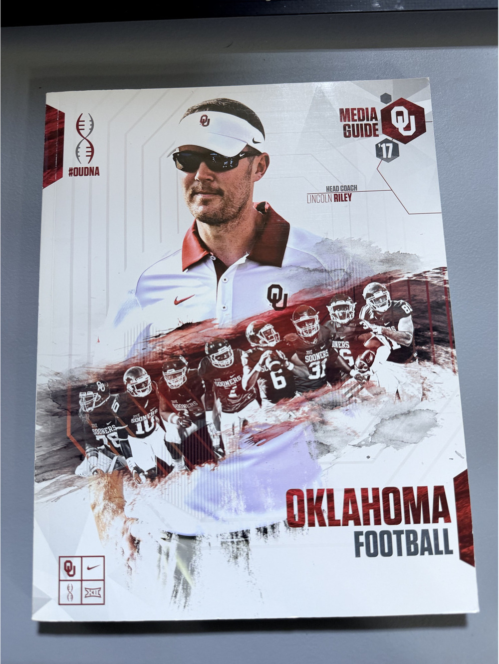 2017 Oklahoma Sooners Football Media Guide Baker Mayfield Lincoln Riley NCAA OU